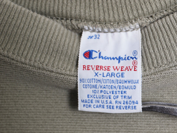 90s USA製 ★ チャンピオン リバースウィーブ カレッジ プリント スウェット メンズ XL / 古着 オールド トレーナー 裏起毛 大きいサイズ