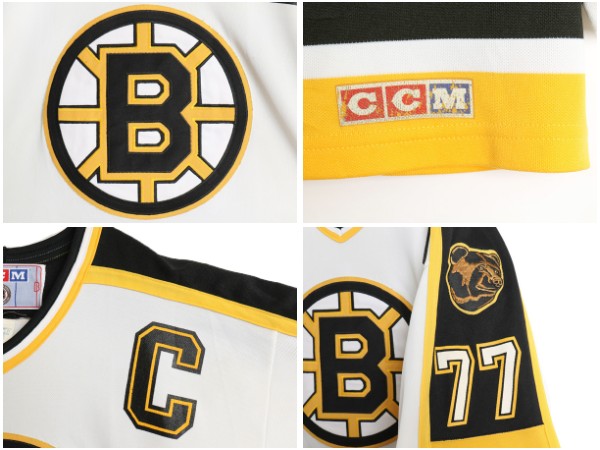 80s 90s ブルーインズ メッシュ ホッケー ジャージ メンズ L / ヴィンテージ NHL オフィシャル アイスホッケー ゲーム シャツ ユニフォーム