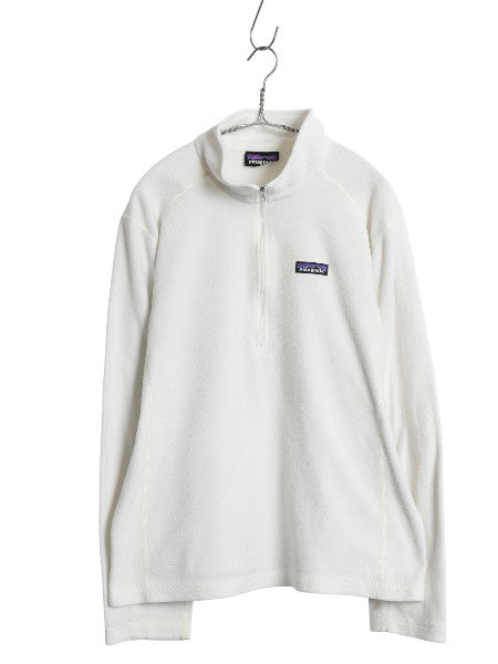 パタゴニア マイクロD ハーフジップ フリース プルオーバー レディース XL 16年製 ロンT 長袖 Tシャツ ハイネック アウトドア 大きいサイズ