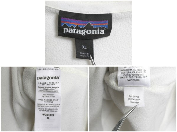 パタゴニア マイクロD ハーフジップ フリース プルオーバー レディース XL 16年製 ロンT 長袖 Tシャツ ハイネック アウトドア 大きいサイズ