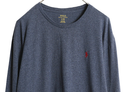 ポロ ラルフローレン 長袖 Tシャツ メンズ L / ロンT ロングスリーブ コットン ワンポイント ポニー カットソー インナー シングルステッチ