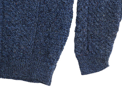 アイルランド製 Carraig Donn フィッシャーマン ウール ニット セーター メンズ レディース XL / アラン ケーブル ローゲージ 大きいサイズ