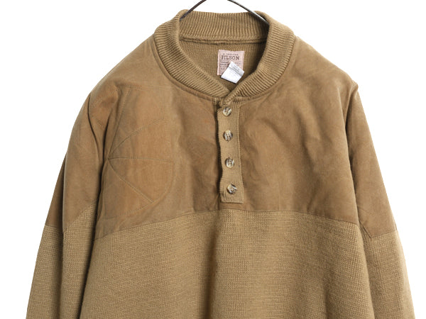 00s USA製 フィルソン ウォーターファウル セーター メンズ XL / オールド ウール ニット ワックスド オイルド クロス 大きいサイズ ガイド