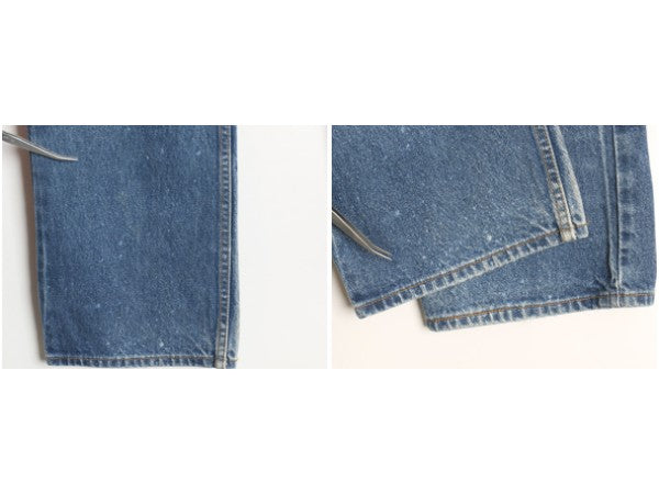 90s USA製 リーバイス 517 ブーツカット デニム パンツ 36 34 古着 オールド ジーンズ ジーパン フレア ヒゲ アタリ オレンジタブ ボトムス