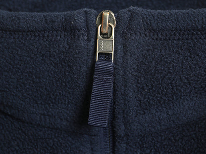 パタゴニア クラシック シンチラ フリース ジャケット メンズ М / 古着 18年製 ジャンパー ブルゾン アウトドア フルジップ ハイネック 紺