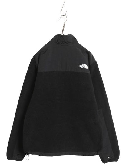 ノースフェイス デナリ ジャケット メンズ М アウトドア フリース ナイロン ブルゾン ジャンパー ハイネック フルジップ ワンポイント 黒