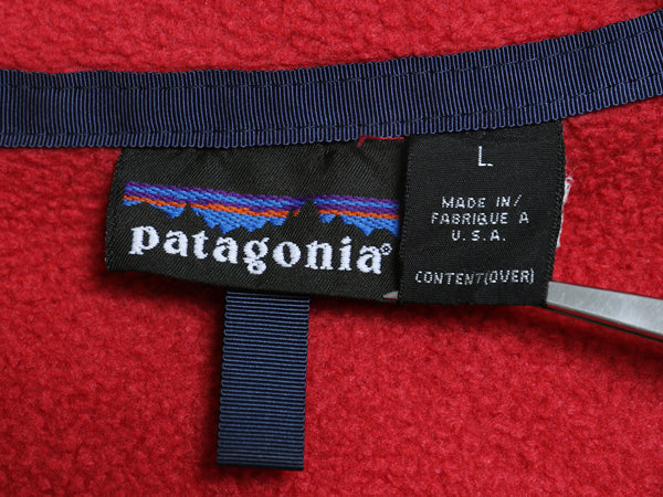 雪なし 90s USA製 パタゴニア シンチラ ジャケット メンズ L / 93年製 オールド フルジップ フリース ブルゾン ジャンパー アウトドア 廃盤
