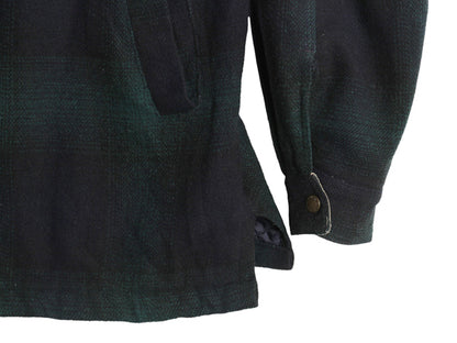 90s チャップス ラルフローレン チェック シャツ ジャケット メンズ M / オールド ブラックウォッチ アクリル ウール 混 中綿 キルティング