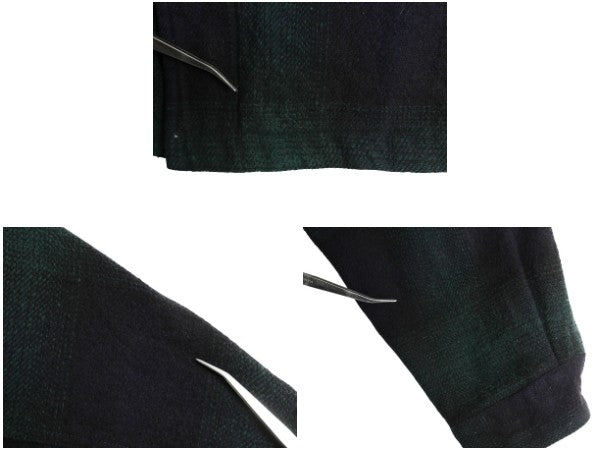 90s チャップス ラルフローレン チェック シャツ ジャケット メンズ M / オールド ブラックウォッチ アクリル ウール 混 中綿 キルティング