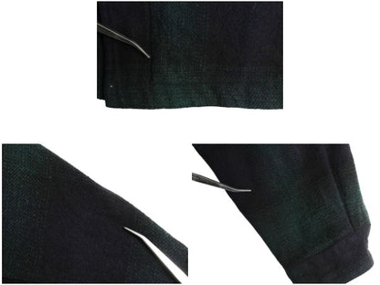 90s チャップス ラルフローレン チェック シャツ ジャケット メンズ M / オールド ブラックウォッチ アクリル ウール 混 中綿 キルティング