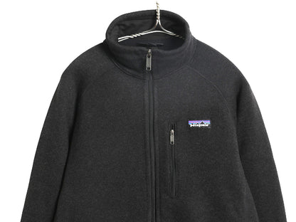 パタゴニア ベターセーター ジャケット メンズ М / 19年製 フリース セーター フルジップ ブルゾン ハイネック アウトドア ブラック 企業