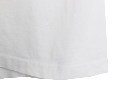 80s カレッジ 3段 フロッキー プリント 半袖 Tシャツ メンズ XL 程 ヴィンテージ シングルステッチ ヘビーウェイト ツートン 大きいサイズ