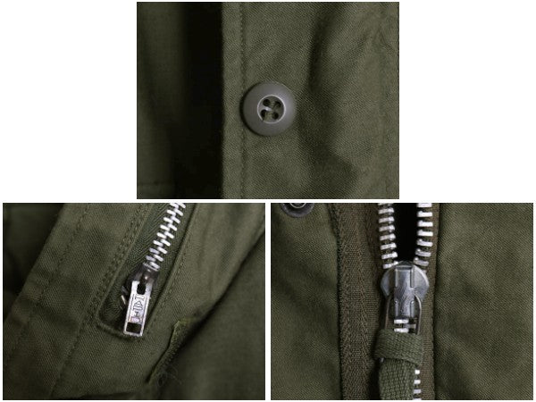60s 米軍実物 US ARMY M-65 フィールド ジャケット REGULAR MEDIUM 68年製 ヴィンテージ ミリタリー ジャンパー 軍物 2nd アルミ オリーブ