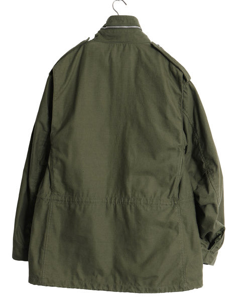 60s 米軍実物 US ARMY M-65 フィールド ジャケット REGULAR MEDIUM 68年製 ヴィンテージ ミリタリー ジャンパー 軍物 2nd アルミ オリーブ