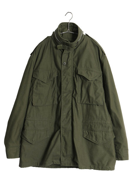 60s 米軍実物 US ARMY M-65 フィールド ジャケット REGULAR MEDIUM 68年製 ヴィンテージ ミリタリー ジャンパー 軍物 2nd アルミ オリーブ