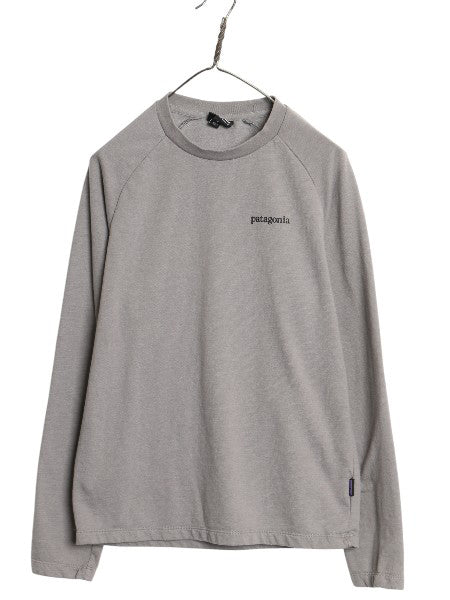 パタゴニア 両面 プリント ライトウェイト スウェット メンズ S / 19年製 アウトドア 裏起毛 長袖 Tシャツ ロンT グラフィック カットソー