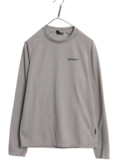パタゴニア 両面 プリント ライトウェイト スウェット メンズ S / 19年製 アウトドア 裏起毛 長袖 Tシャツ ロンT グラフィック カットソー