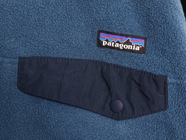 パタゴニア ライトウェイト シンチラ スナップT メンズ L 古着 14年製 アウトドア フリース プルオーバー ジャケット ブルゾン ハイネック