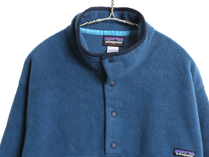 パタゴニア ライトウェイト シンチラ スナップT メンズ L 古着 14年製 アウトドア フリース プルオーバー ジャケット ブルゾン ハイネック