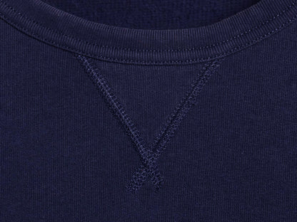 ポロ ラルフローレン 前V スウェット メンズ XL 薄手 トレーナー ストレッチ ワンポイント 長袖 Tシャツ ロンT 裏起毛なし 大きいサイズ 紺