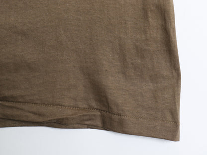 デッドストック 80s 米軍実物 US ARMY 無地 半袖 Tシャツ LARGE / 82年製 ヴィンテージ ミリタリー シングルステッチ アンダーシャツ 軍物