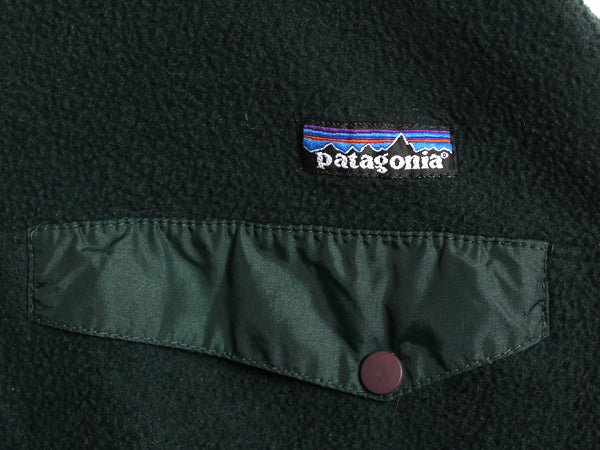 90s ★ パタゴニア シンチラ スナップT メンズ M / 96年製 オールド アウトドア フリース ジャケット プルオーバー ハイネック ブルゾン 緑