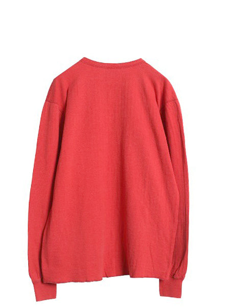 80s USA製 エルエルビーン ヘンリーネック 長袖 Tシャツ メンズ L 古着 ヴィンテージ ロンT ロングスリーブ アンダーシャツ 2レイヤー 無地