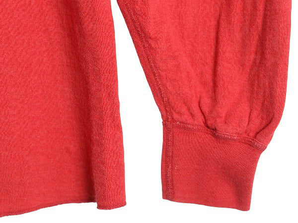 80s USA製 エルエルビーン ヘンリーネック 長袖 Tシャツ メンズ L 古着 ヴィンテージ ロンT ロングスリーブ アンダーシャツ 2レイヤー 無地