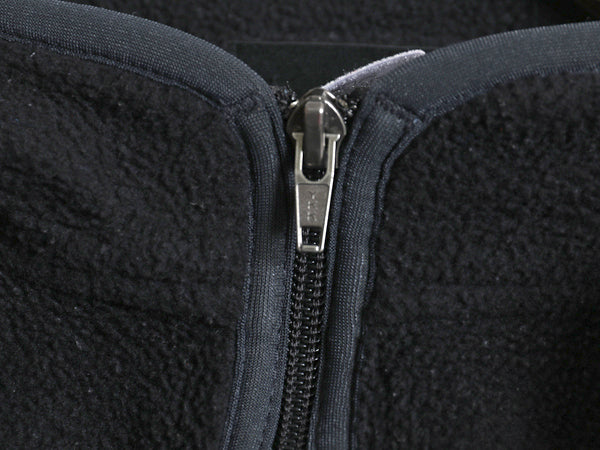 00s パタゴニア マースピアル シンチラ フリース ジャケット レディース S 古着 05年製 オールド プルオーバー ハーフジップ ハイネック 黒