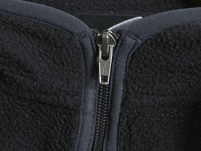 00s パタゴニア マースピアル シンチラ フリース ジャケット レディース S 古着 05年製 オールド プルオーバー ハーフジップ ハイネック 黒