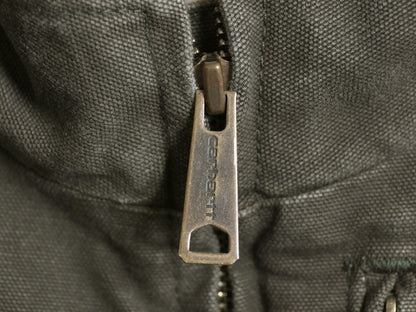 US企画 カーハート モックネック ダック ベスト レディース S ワーク 裏 ボア パイル フリース 重ね着 前開き フルジップ 廃盤 ハイネック