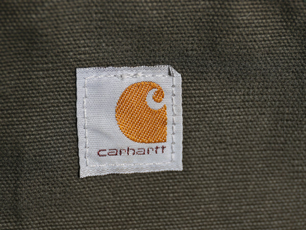 US企画 カーハート モックネック ダック ベスト レディース S ワーク 裏 ボア パイル フリース 重ね着 前開き フルジップ 廃盤 ハイネック