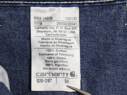 US企画 カーハート デニム ペインター ショートパンツ メンズ 34 / ショーツ 短パン ジーンズ ジーパン ワーク コットン ハーフパンツ 廃盤