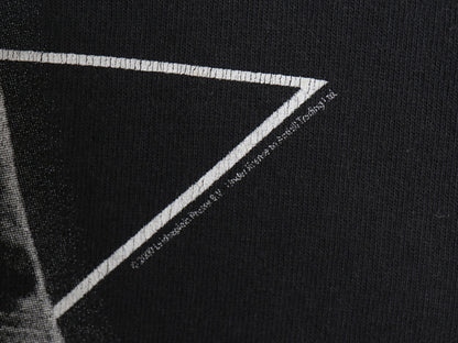 AC/DC 両面 ツアー プリント 半袖 Tシャツ メンズ M 当時物 オフィシャル アート イラスト グラフィック バンド ロック ヘビーウェイト 黒