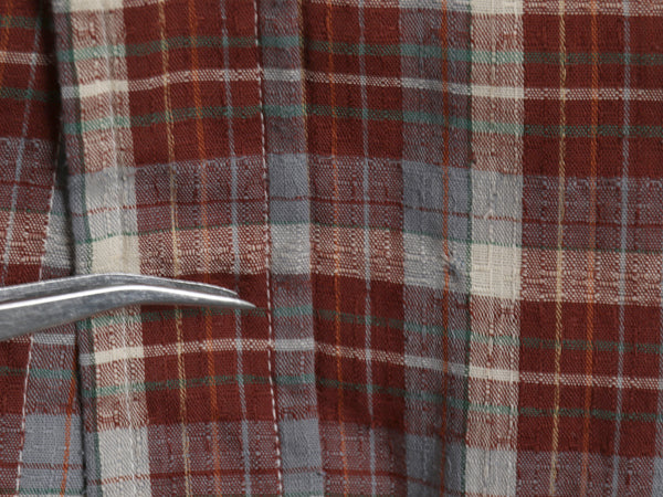 70s ロボ バイ ペンドルトン チェック 半袖 ボタンダウン シャツ メンズ XL 小さめ L 程 ヴィンテージ  半袖シャツ マルチカラー ゆったり