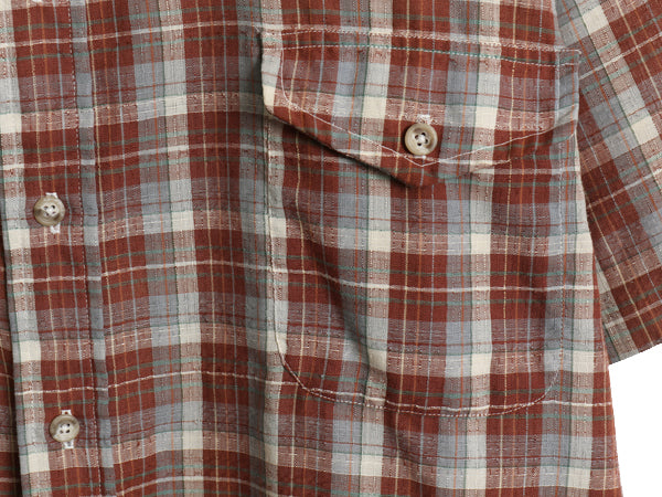 70s ロボ バイ ペンドルトン チェック 半袖 ボタンダウン シャツ メンズ XL 小さめ L 程 ヴィンテージ  半袖シャツ マルチカラー ゆったり