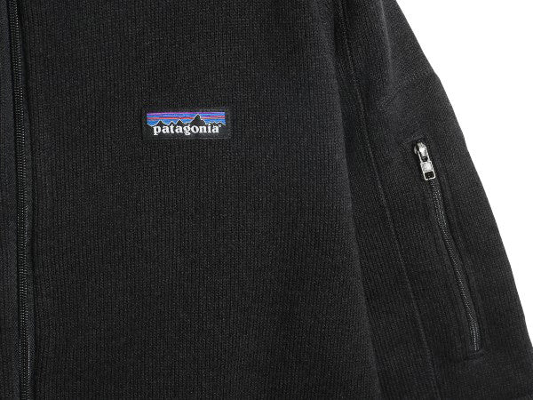 パタゴニア ベターセーター ジャケット レディース L / 古着 21年製 フリース セーター アウトドア フルジップ 裏起毛 ブルゾン ブラック