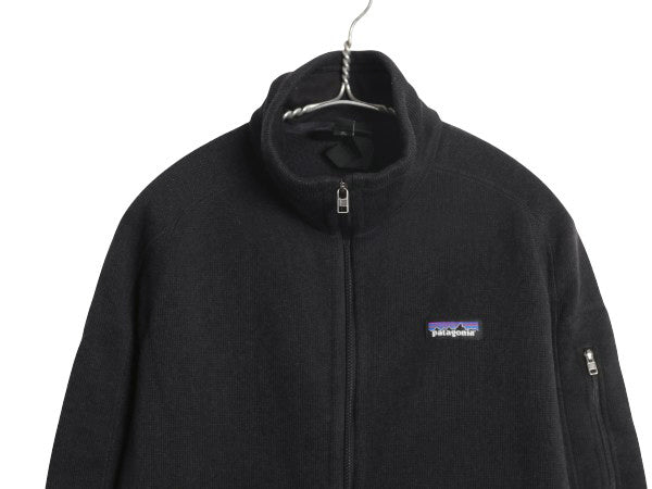 パタゴニア ベターセーター ジャケット レディース L / 古着 21年製 フリース セーター アウトドア フルジップ 裏起毛 ブルゾン ブラック