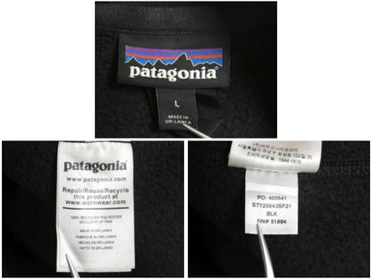パタゴニア ベターセーター ジャケット レディース L / 古着 21年製 フリース セーター アウトドア フルジップ 裏起毛 ブルゾン ブラック