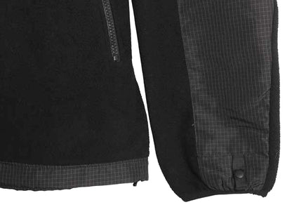 ノースフェイス デナリ ジャケット メンズ XXL / チェック フリース ナイロン ジャンパー ブルゾン ハイネック フルジップ 大きいサイズ 黒