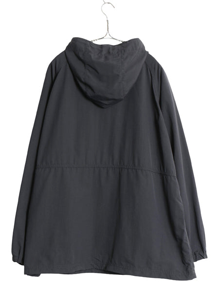 エルエルビーン ナイロン アノラック パーカー ジャケット レディース XXL メンズ XL 程/ プルオーバー マンパ パッカブル 大きいサイズ 黒