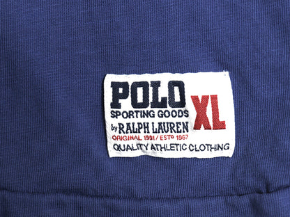 ポロ ラルフローレン ウイングフット 3段 プリント 半袖 Tシャツ メンズ XL ヴィンテージ モデル コットン シングルステッチ 大きいサイズ