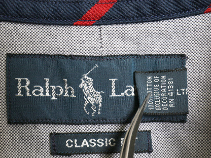 00s ラルフローレン 長袖 ボタンダウン シャツ メンズ XL オールド ポロ CLASSIC FIT オックスフォード ワンポイント ポニー 大きいサイズ