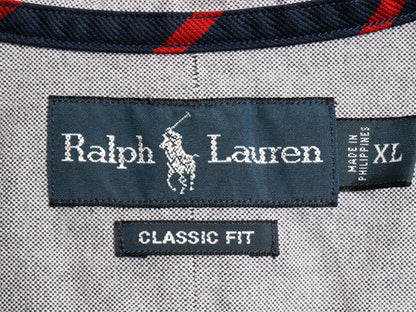 00s ラルフローレン 長袖 ボタンダウン シャツ メンズ XL オールド ポロ CLASSIC FIT オックスフォード ワンポイント ポニー 大きいサイズ