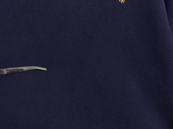 ポロ ラルフローレン クルーネック ワンポイント スウェット メンズ XL 古着 裏起毛 トレーナー ヘビーウェイト 大きいサイズ スエット 紺
