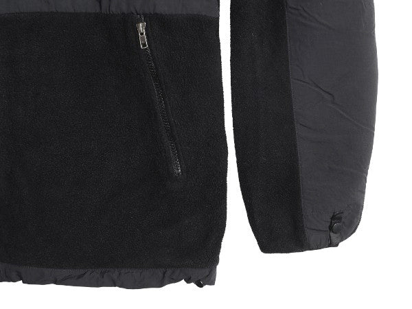 ノースフェイス フード付き デナリ ジャケット メンズ L / フリース ナイロン パーカー フルジップ ジャンパー ブルゾン ブラック ゆったり