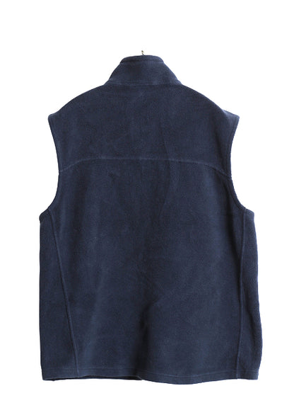 US企画 パタゴニア クラシック シンチラ フリース ベスト メンズ М / 17年製 前開き フルジップ アウトドア 重ね着 ハイネック ネイビー