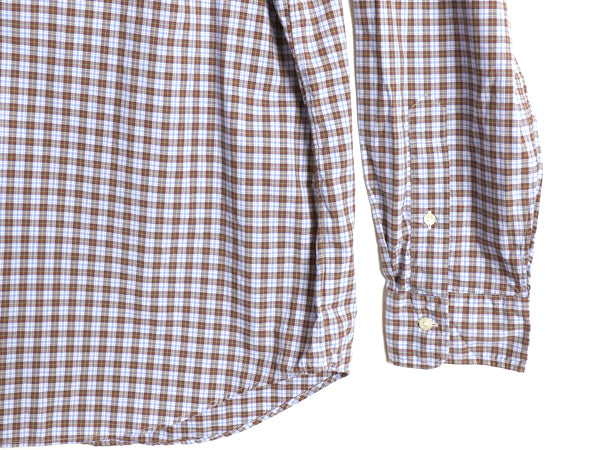 ポロ ラルフローレン チェック 長袖 シャツ メンズ XL / コットン ストレッチ カジュアル ポニーなし シンプル マルチカラー 大きいサイズ 
