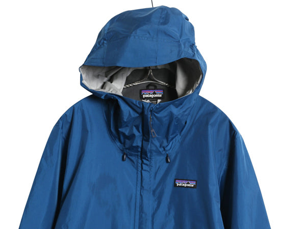 パタゴニア トレントシェル ナイロン パーカー ジャケット メンズ M 17年製 マウンテンパーカー ジャンパー パッカブル ジャンパー ブルー