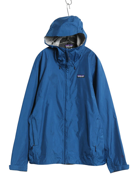 パタゴニア トレントシェル ナイロン パーカー ジャケット メンズ M 17年製 マウンテンパーカー ジャンパー パッカブル ジャンパー ブルー